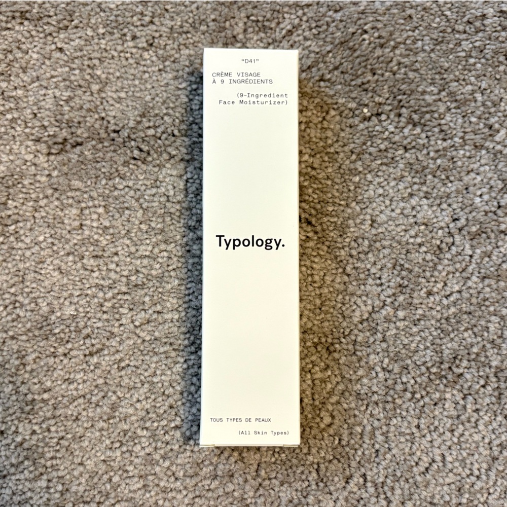 Typology Face Moisturizer